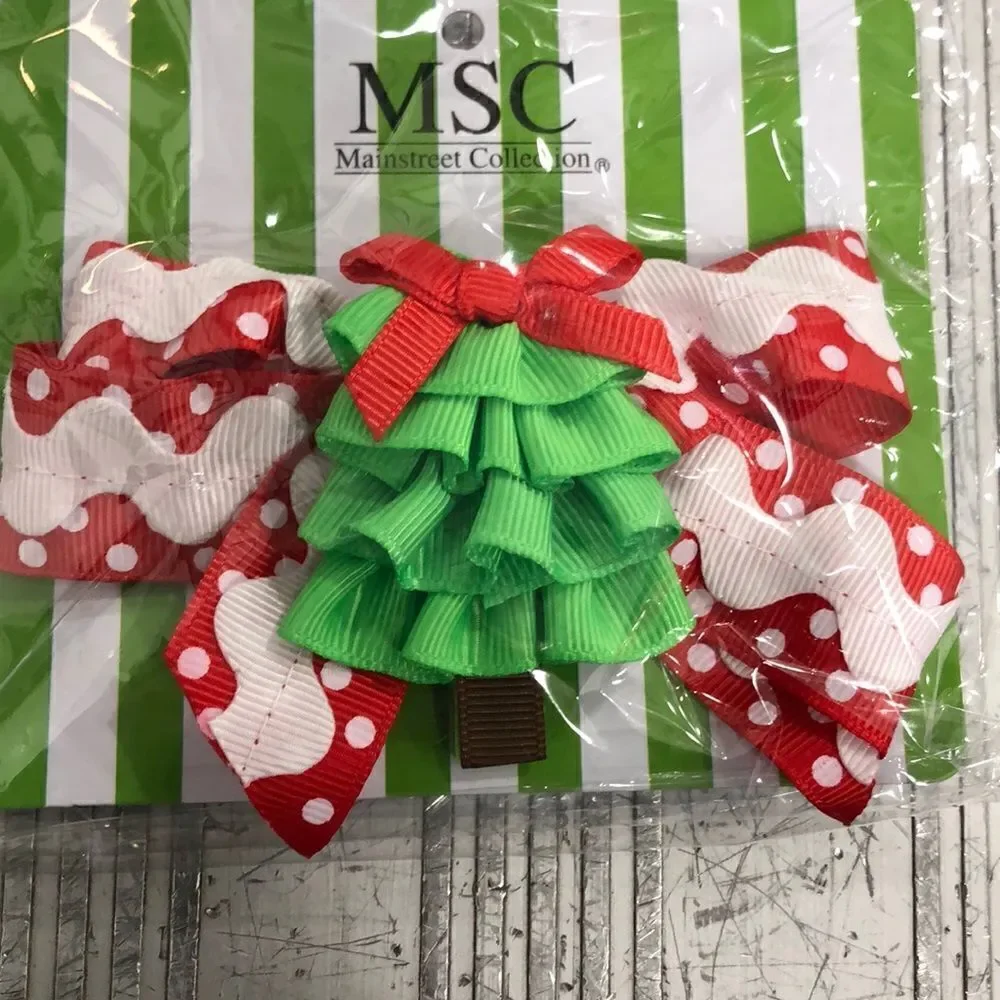 Christmas Tree Hair Bow